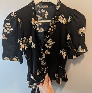 Reformation Caprice Top in Starling